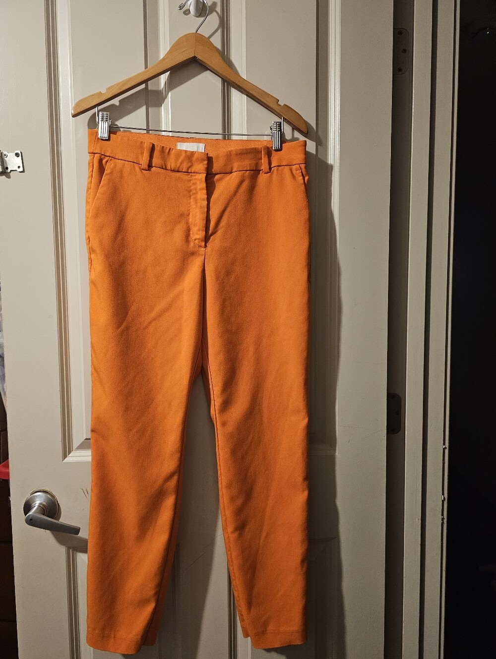 H&M Orange Slim Trousers Size 12